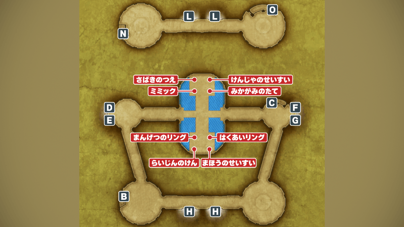 ルビスの塔_2階のマップ