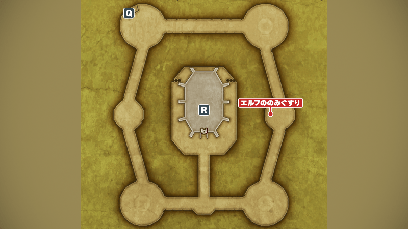 ルビスの塔_5階①のマップ