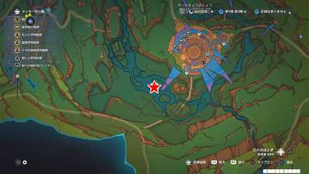 ナタの釣り協会の場所