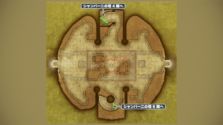 シャンパーニの塔_5階のマップ