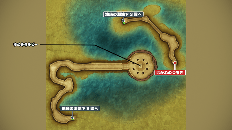 地底の湖_地下4階のマップ