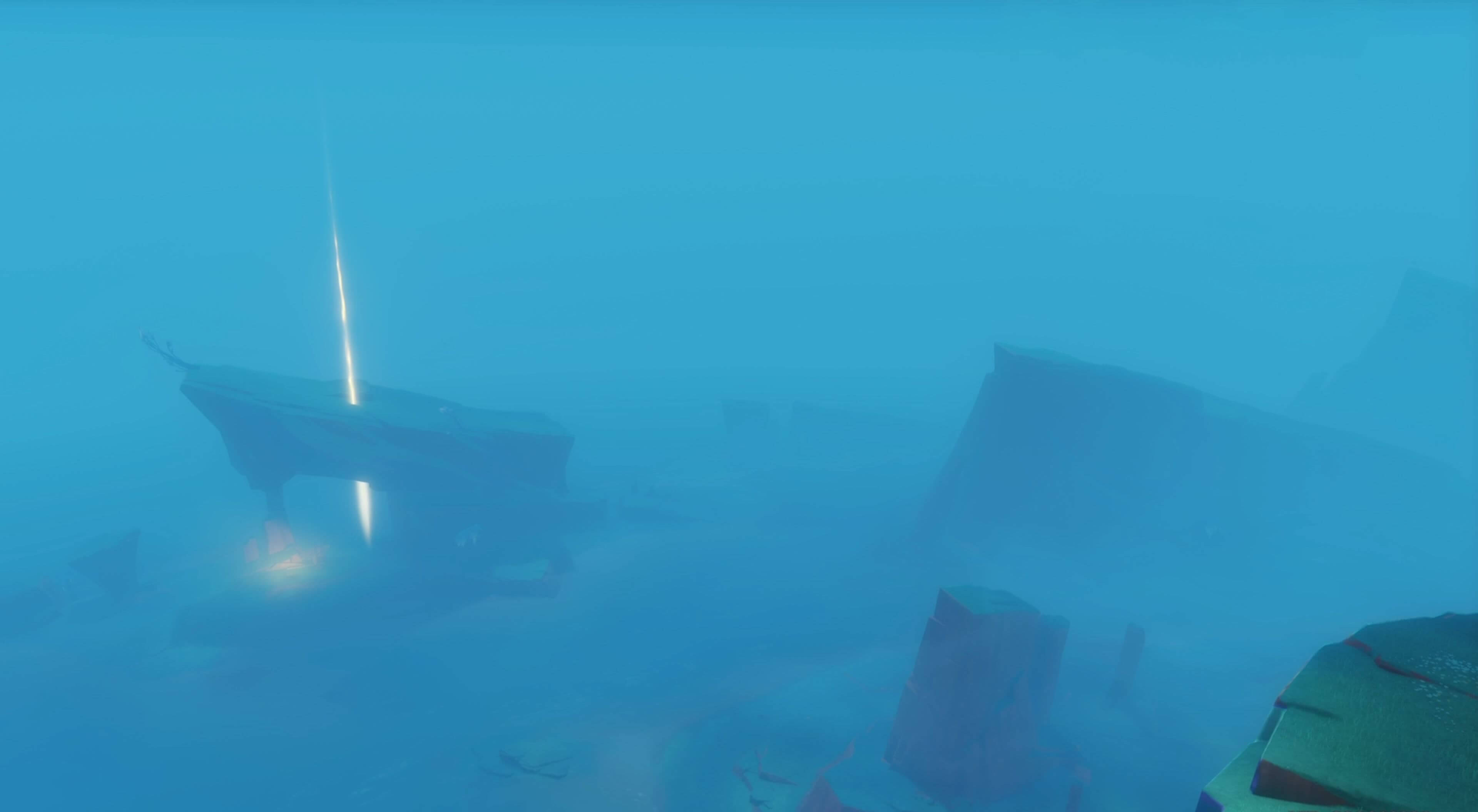 再度霧が一部晴れるシーンが流れる