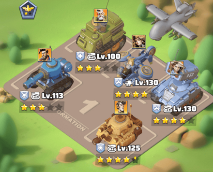 部隊にモニカを編成する方法