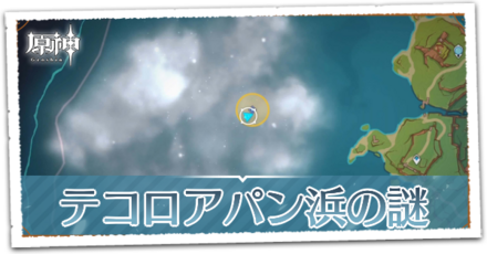 テコロアパンの浜の謎の画像