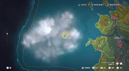 テコロアパンの浜の謎のマップ