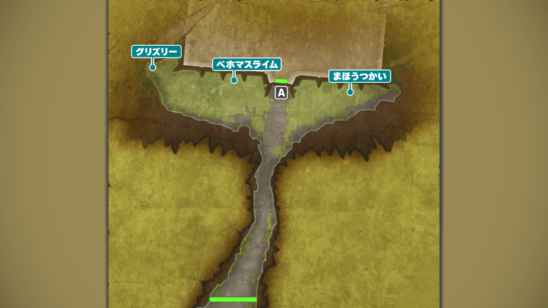 竜の女王の城_外観のマップ