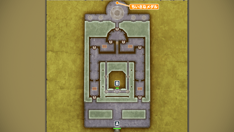 竜の女王の城のマップ