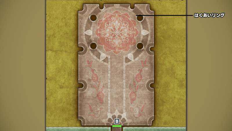 竜の女王の間のマップ