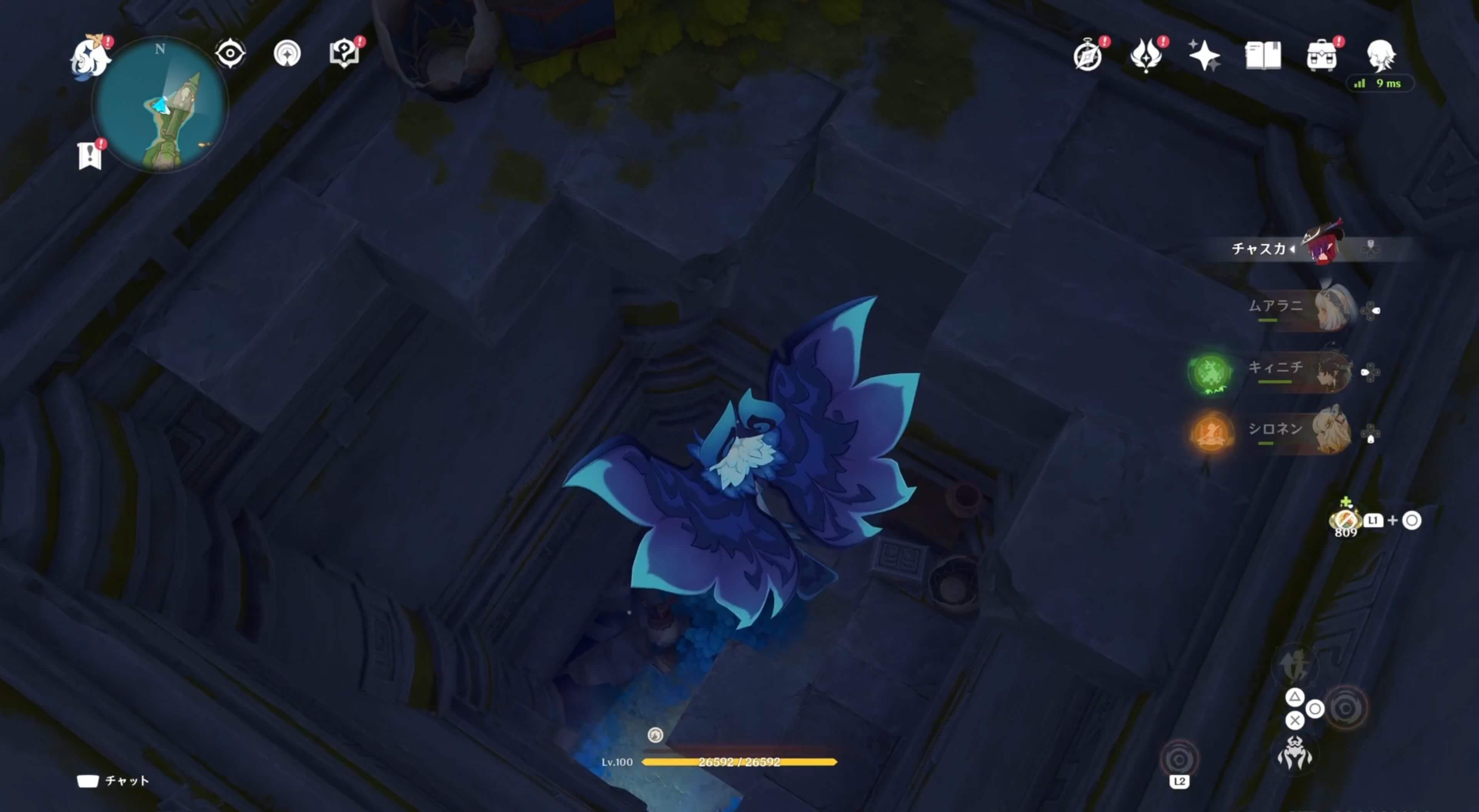 地面が抜けて下へ行けるように