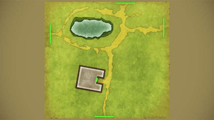 スー東の平原（第1段階）のマップ