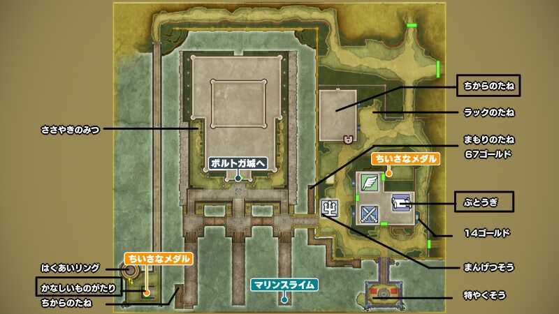 ポルトガのマップ