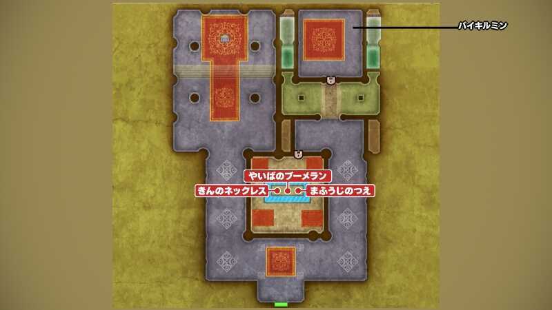 ポルトガ城のマップ