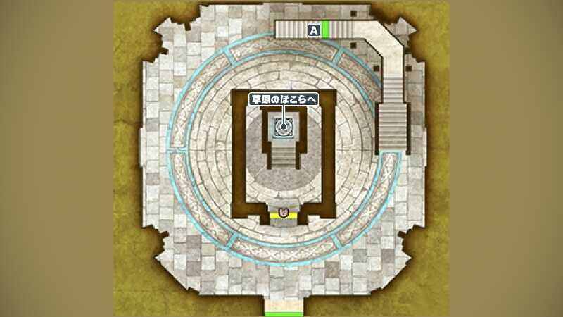 ポルトガの灯台_1階のマップ