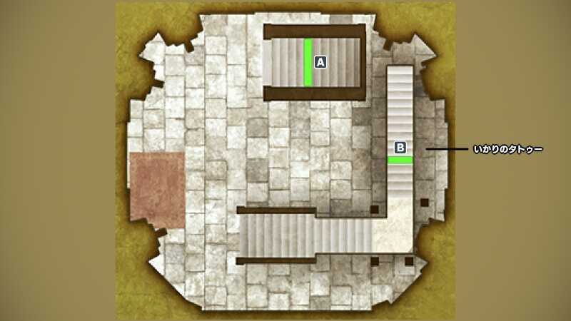 ポルトガの灯台_2階のマップ