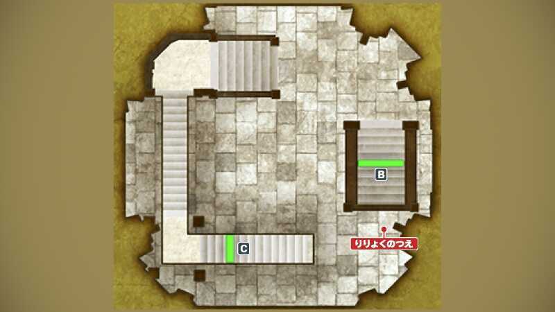 ポルトガの灯台_3階のマップ