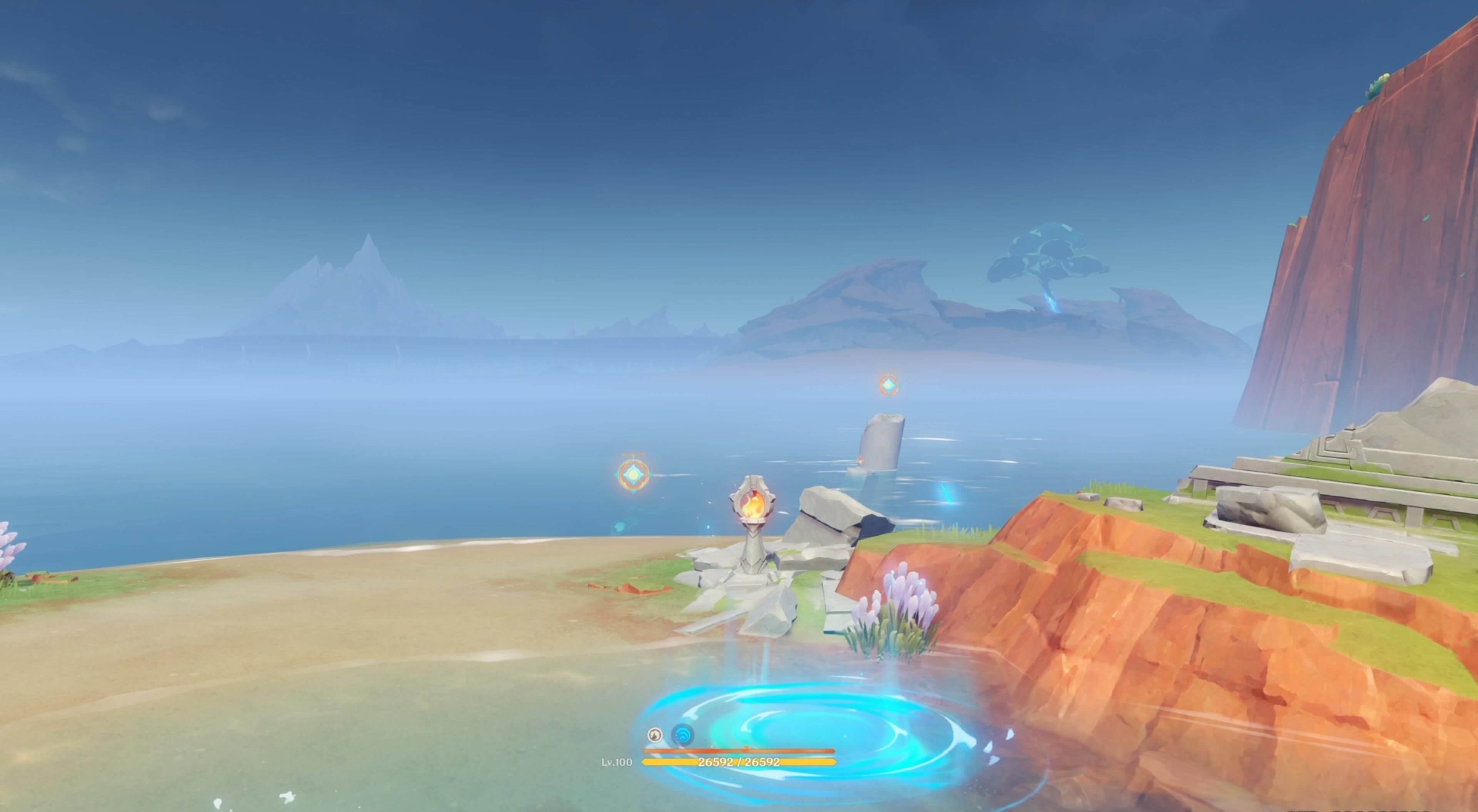 奥に新たな丸い装置が出現するためそれぞれ壊していく