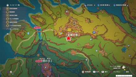 月光に舞えのマップ