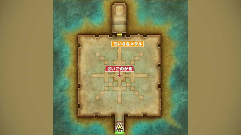 浅瀬のほこらのマップ