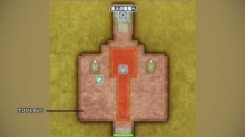 旅人のほこらのマップ