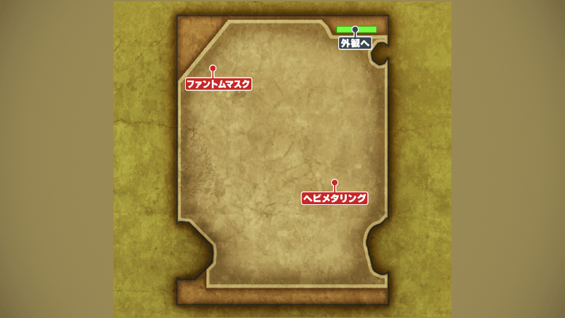 海賊の家_隠し部屋のマップ