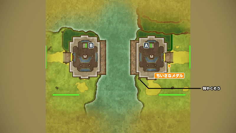 ロマリアの関所_1階のマップ