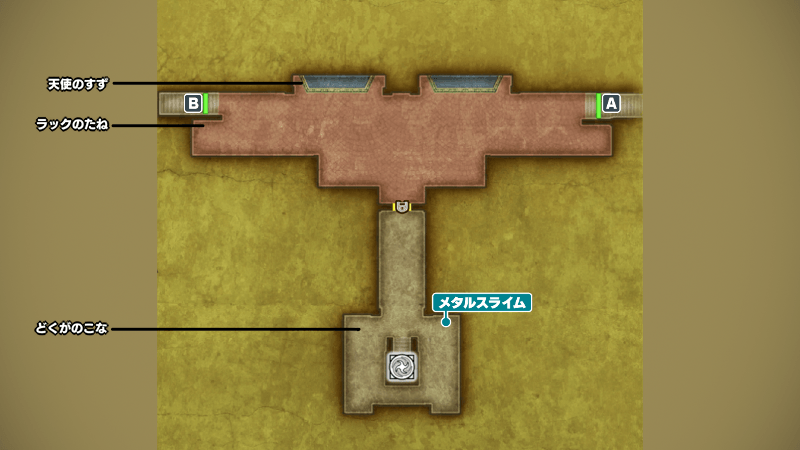 ロマリアの関所_地下1階のマップ