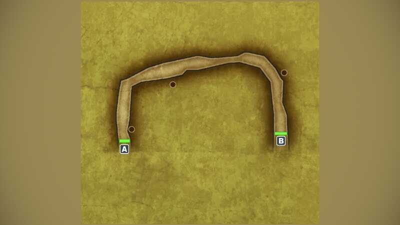 ノルドの洞窟_隠し通路のマップ