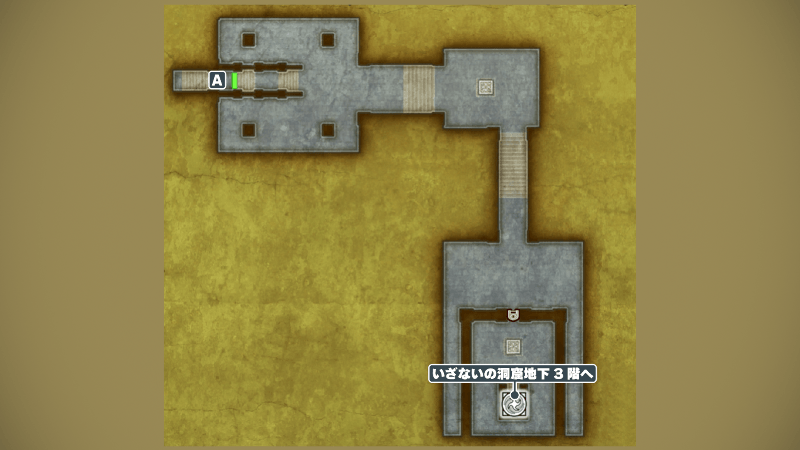 いざないのほこら_地下1階のマップ