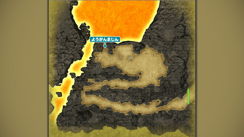 ネクロゴンド火山のマップ