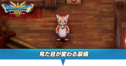 見た目が変わる装備