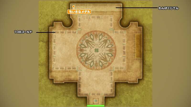 砂漠のほこらのマップ