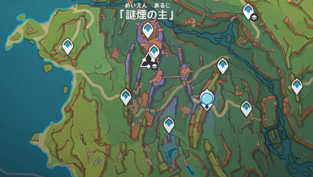 テスカテペトン山脈エリア