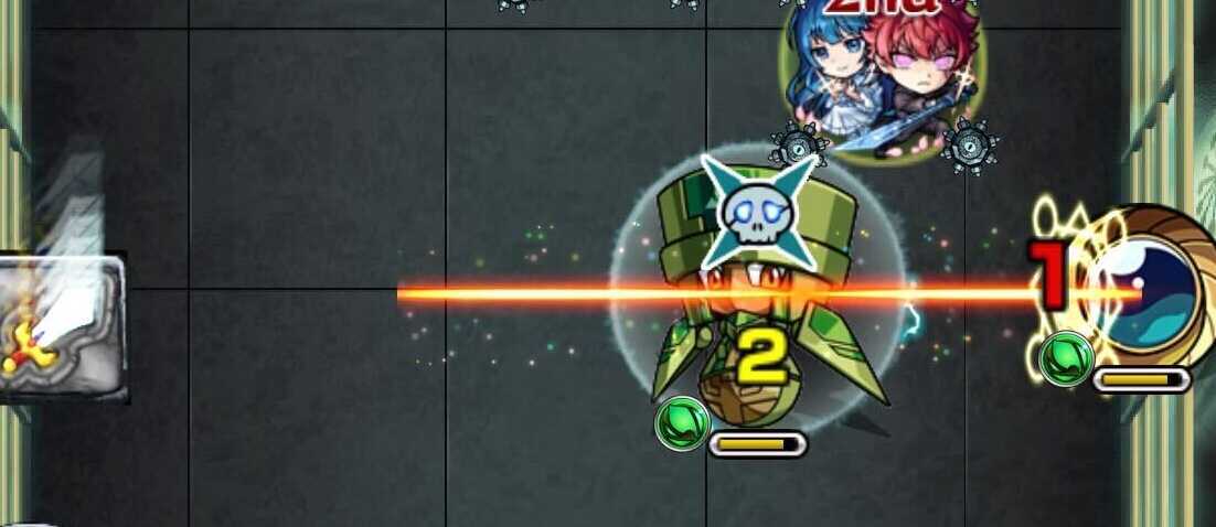 センサーで防御ダウン弾