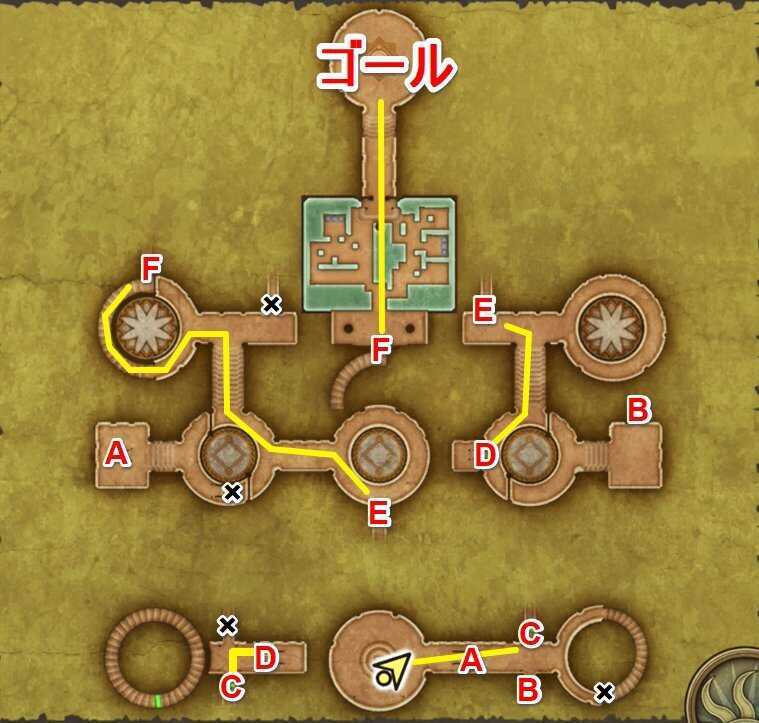 北東の試練マップ