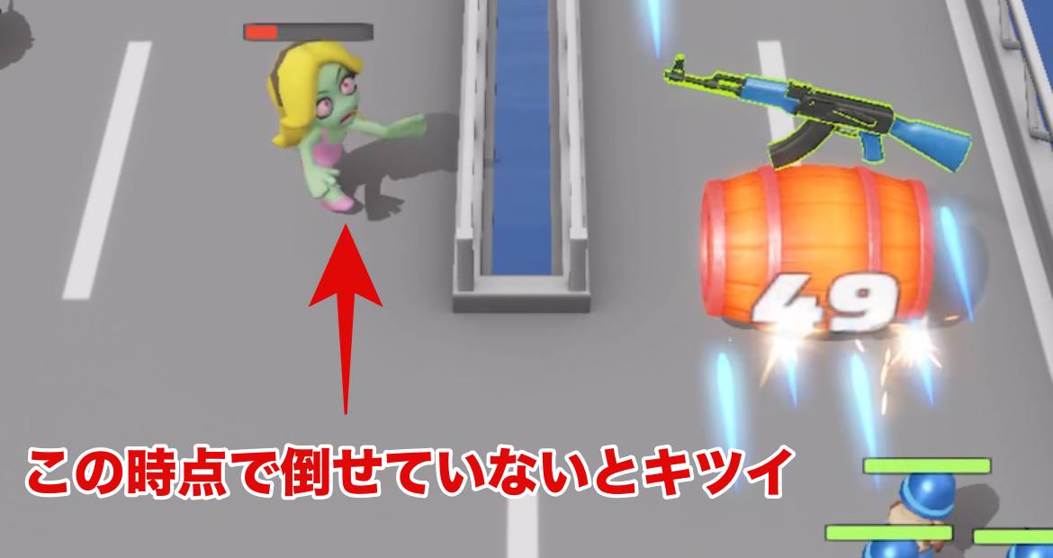 大型女ゾンビ