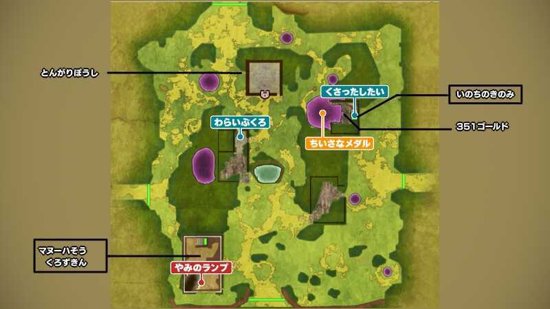 テドンのマップ