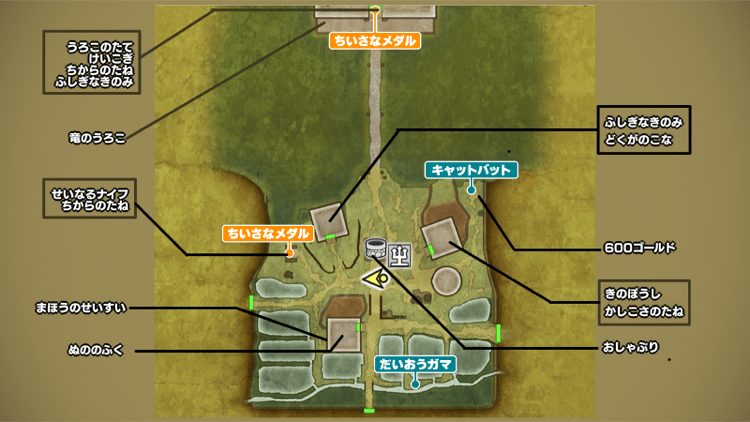 ジパングのマップ