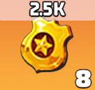 2,500連盟貢献ポイント