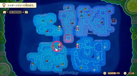 カララフル海域大灯台　海図