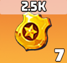 2,500連盟貢献ポイント