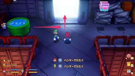 デロンドル前の扉