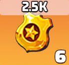 2,500連盟貢献ポイント