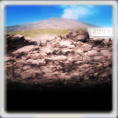 称号＆背景【桜島】の画像