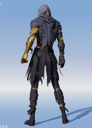 砂漠の黒影画像