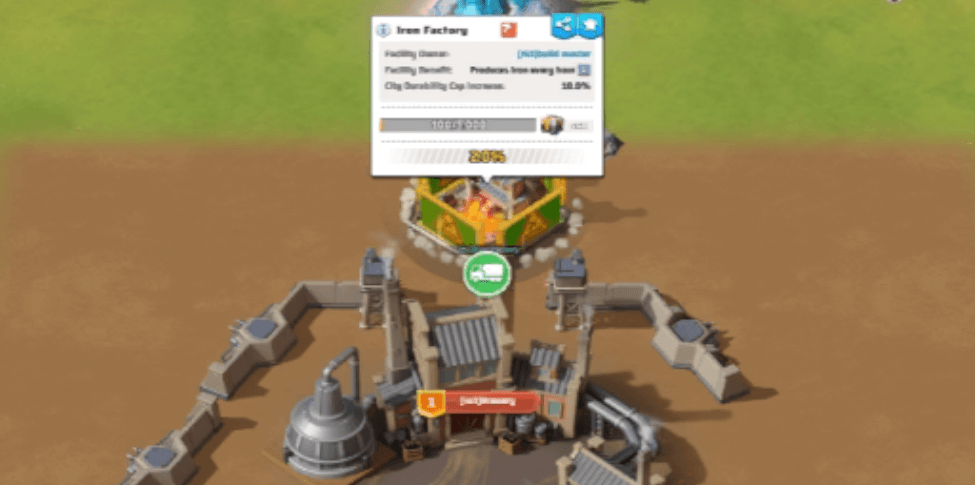 建材を寄付して建造進捗を100%にする