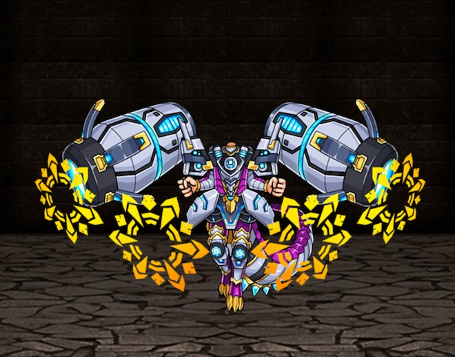 双砲の鎧の画像