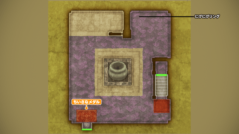 ゼニスの城_地下1階のマップ