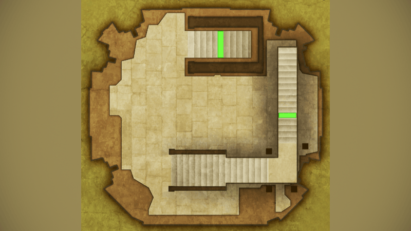 ゼニスの城_2階のマップ