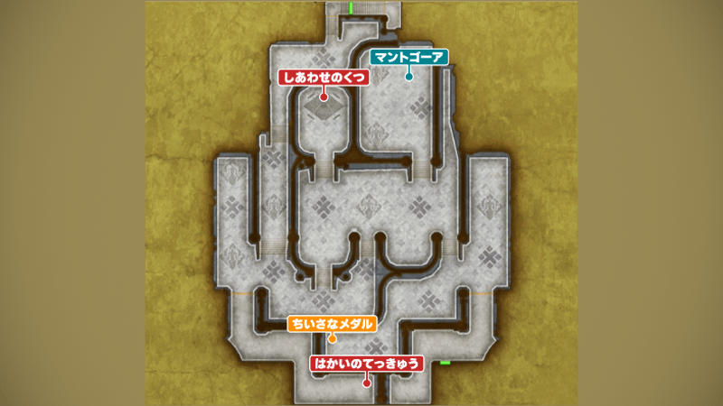 謎の塔_4階のマップ