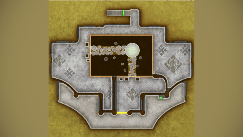 謎の塔_3階のマップ